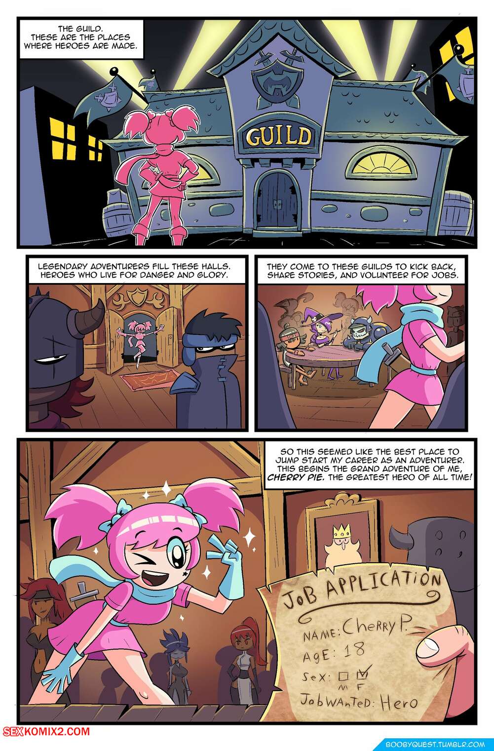 Porn comics Booby Quest. Chapter 3. DrShanks24