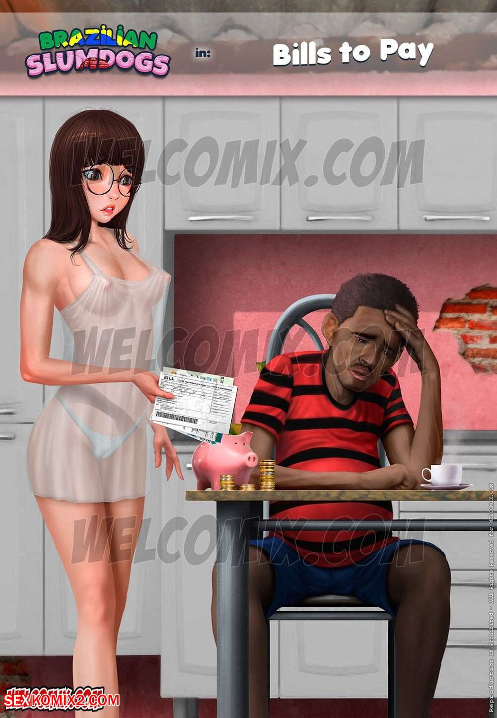Porn comics Brazilian Slumdogs.  Bills To Pay. Chapter 4. WC TF.