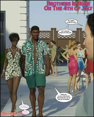 Porn comics Brothers in Blue on the 4th of July. Chapter 1. Darklord.