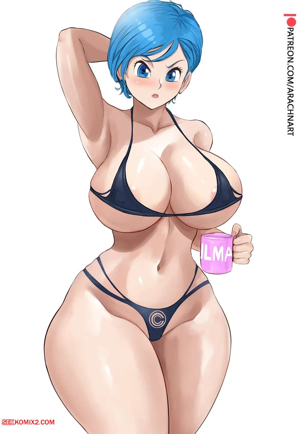 Porn comics Bulmas Special Potion. Arachnart