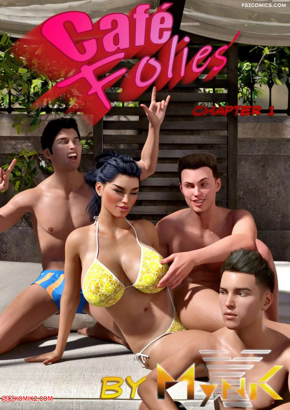 Porn comics Cafe Folie. Chapter 1. Mynkx