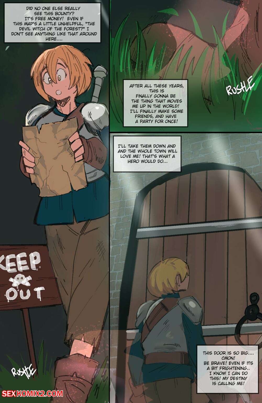 Porn comics Captured by the Terror of the Dark Forest.  Emboquo