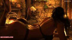 Porn comics Card Debt. Geralts Transformation into Yennefer. Scyxar Studios