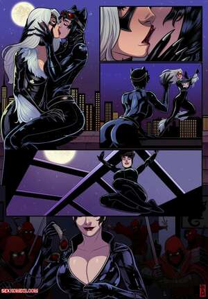 Porn comics Catwoman x Black Cat comic