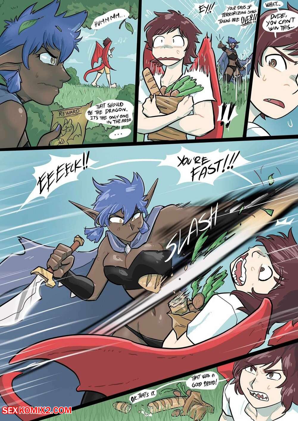 Porn comics Celesta The Dragon S Layer. TheKinkyQuest