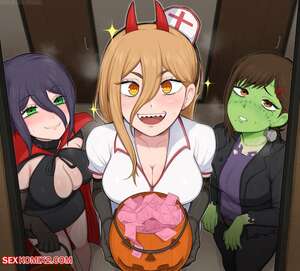 Porn comics Chainsaw Man. Power. Afrobull