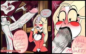 Porn comics Charlie x Angel Dust. Ameizing Lewds