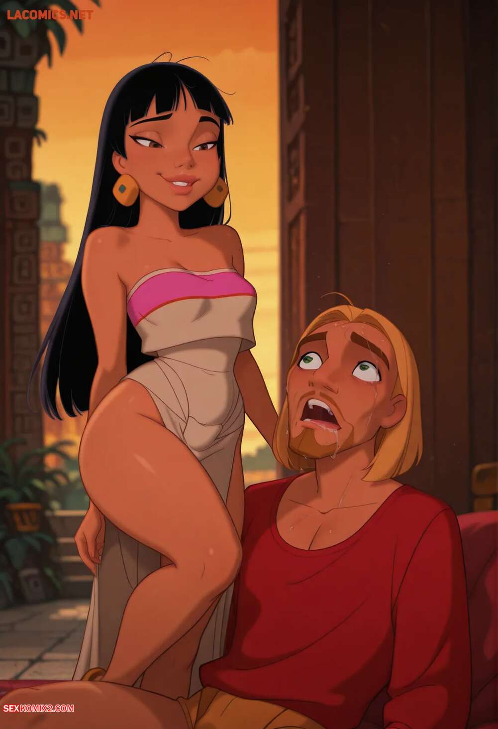 Porn comics Chel x Miguel. Scarlet Meow