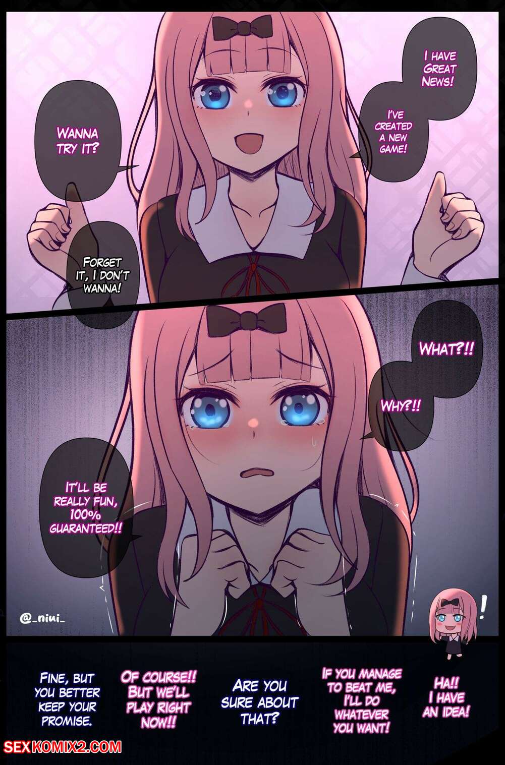 Porn comics Chikas Punishment. Niui