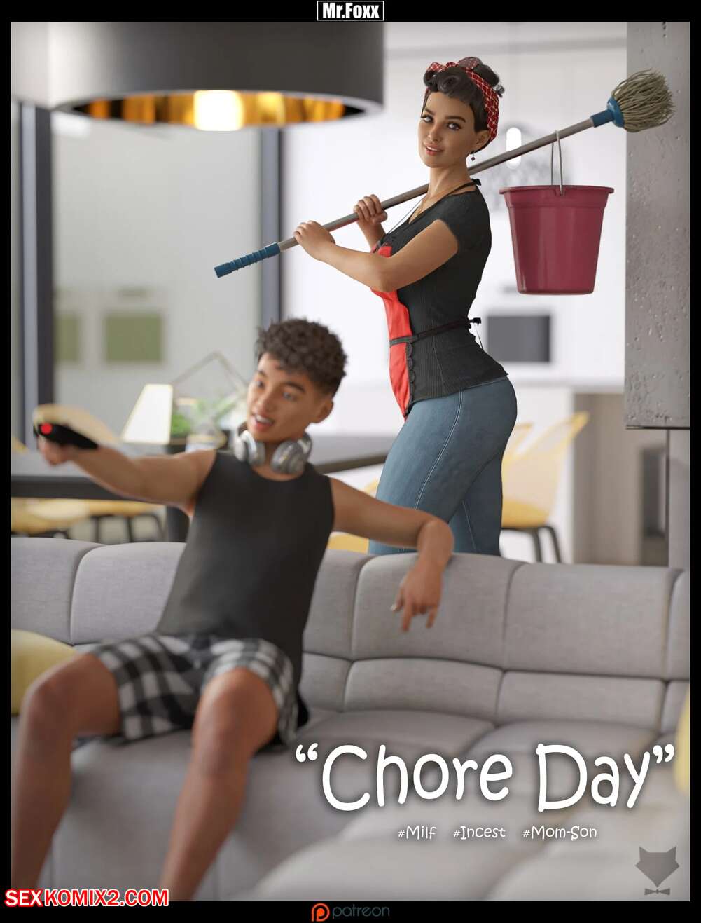 Porn comics Chore Day. Chapter 1. Mr.FOXX.