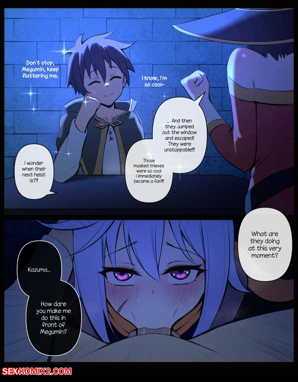 Porn comics Chris. Konosuba. Niui.