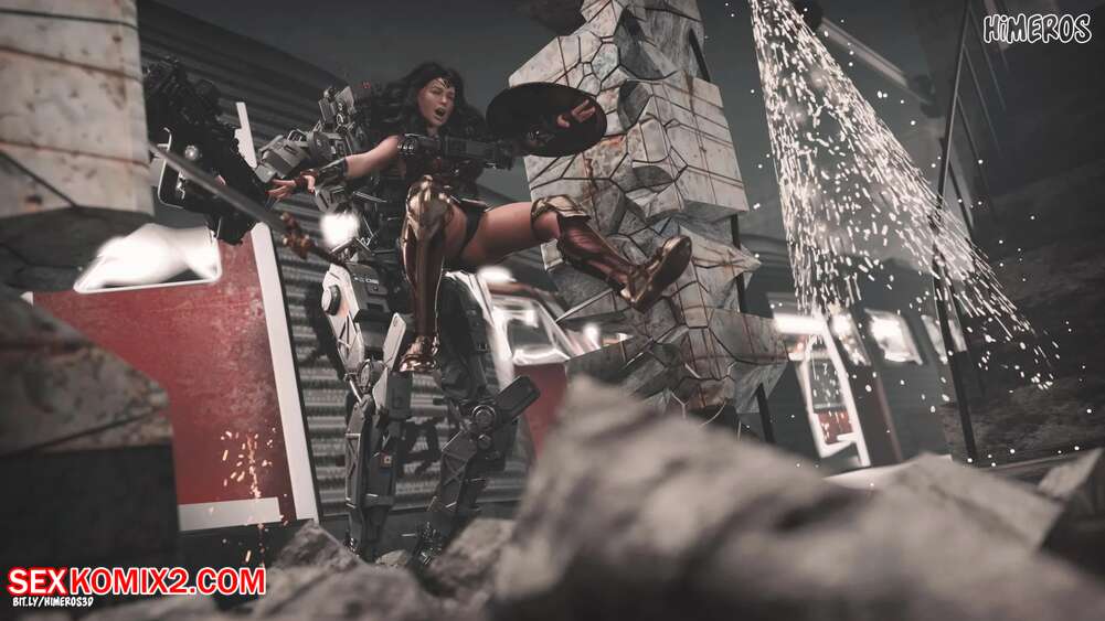 Porn comics Christimas Special Linda and 3 Merts. Himeros3D.