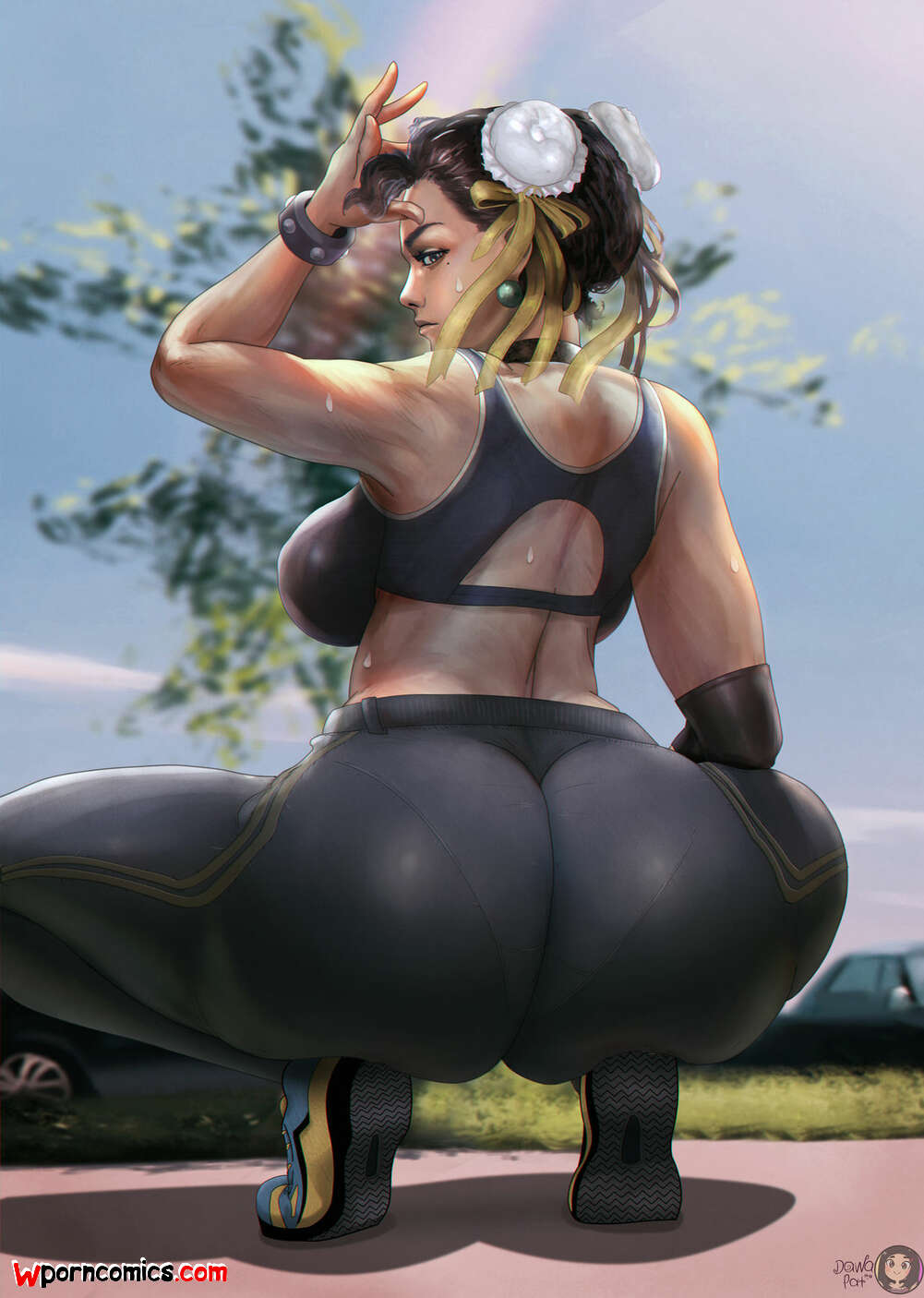 Porn comics Chun Li Trot. DawaPat
