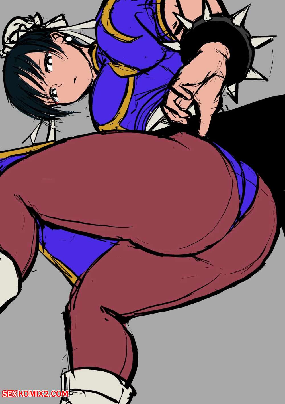 Porn comics ChunLi VS Ken Masters. Sanman Drill