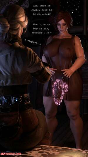 Porn comics Ciri and Trissi. The Witcher