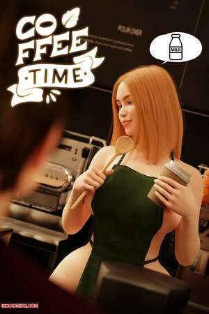 Porn comics Coffee Time. RoseBlue3D