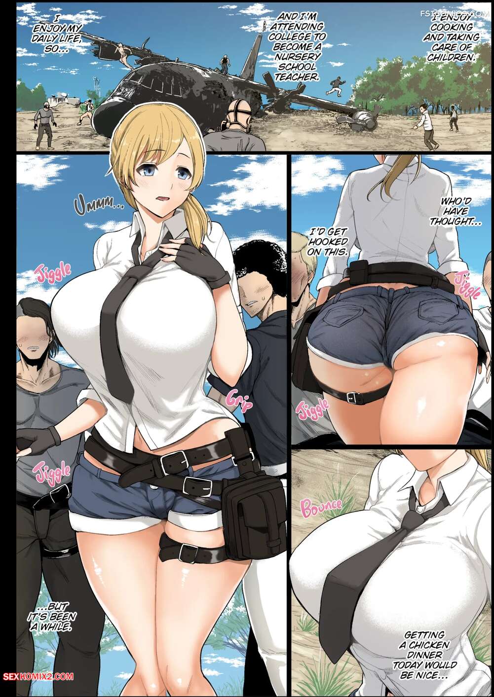 Porn comics College Girl Wins a Lewd Chicken Dinner. Shimantogawa