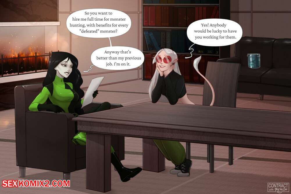 Porn comics Contract with Shego. Kim Possible. HornyOni.