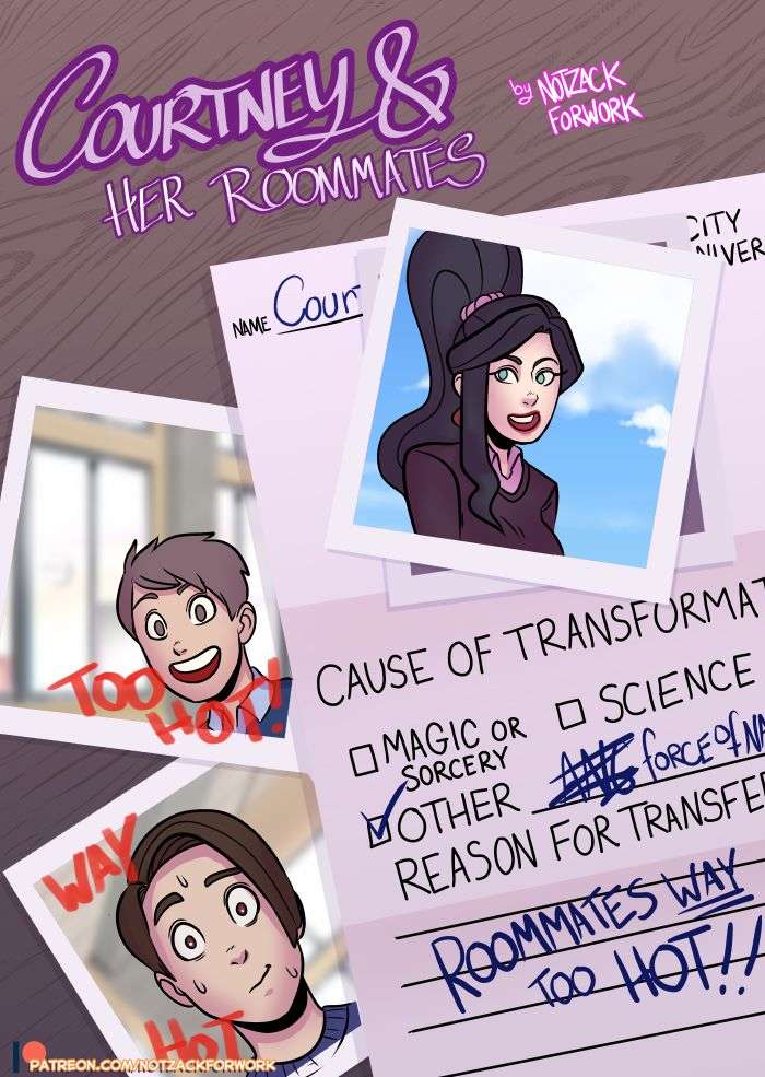 Porn comics Courtney and Her Roommates.
