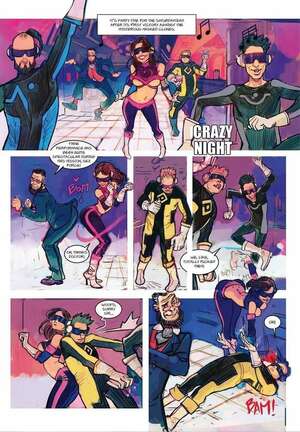 Porn comics Crazy Night. JJFrenchie. Saturdayman.