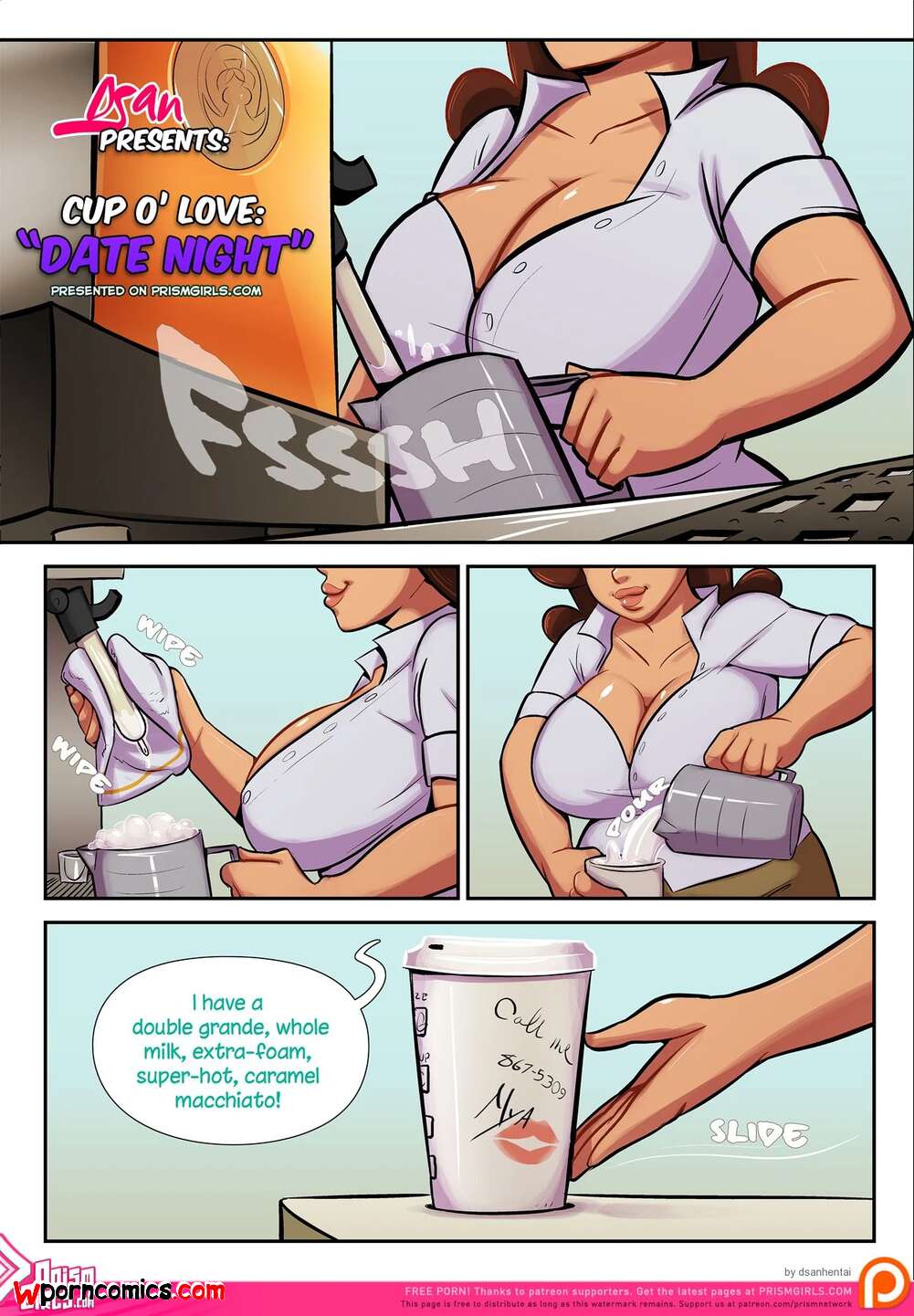 Porn comics Cup O Love. Date Night. Chapter 2. DSAN.