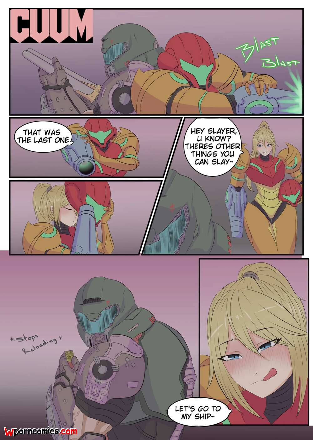 Porn comics CUUM. Haikon Knight