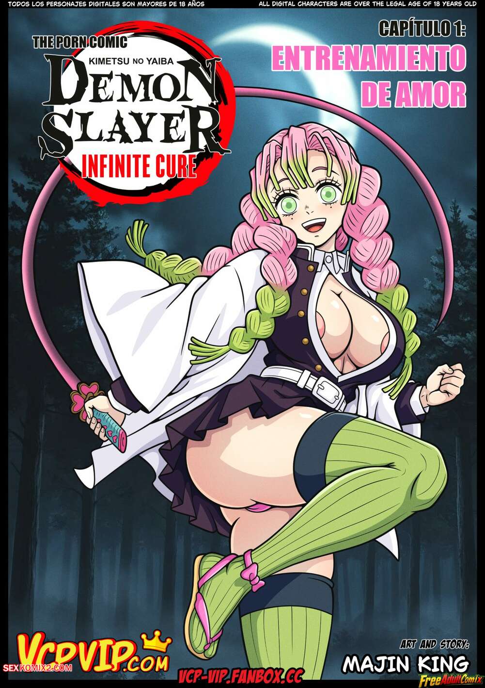 Porn comics Demon Slayer. Infinite Cure. Majin King