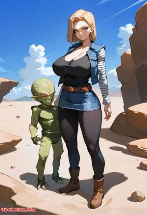 Porn comics Do Android18 Birth Saibaimans Child. ETUS.