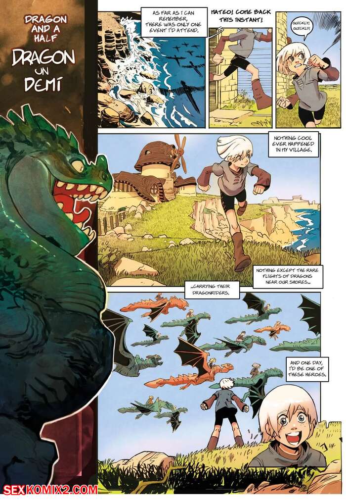 Porn comics Dragon And A Half. Chapter 1. JJFrenchie.