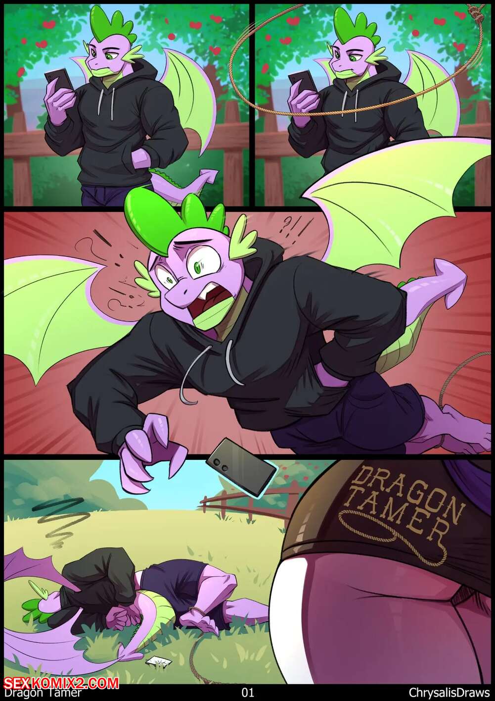 Porn comics Dragon Tamer. TastyNoods