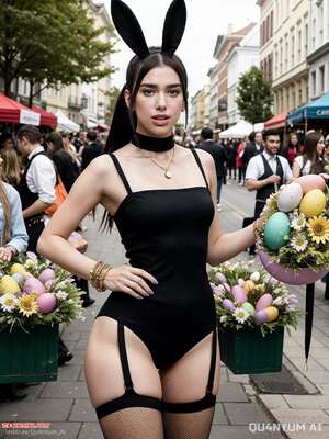 Porn comics Dua Lipa. Easter Bunny Holiday Spring Happy Cosplay. QuantumAI