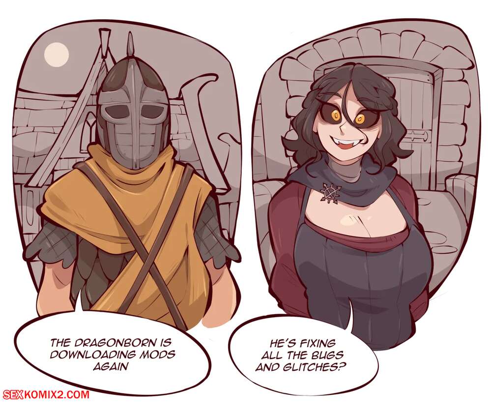 Porn comics Dungeon Serana. The Elder Scrolls. SaucyMojo
