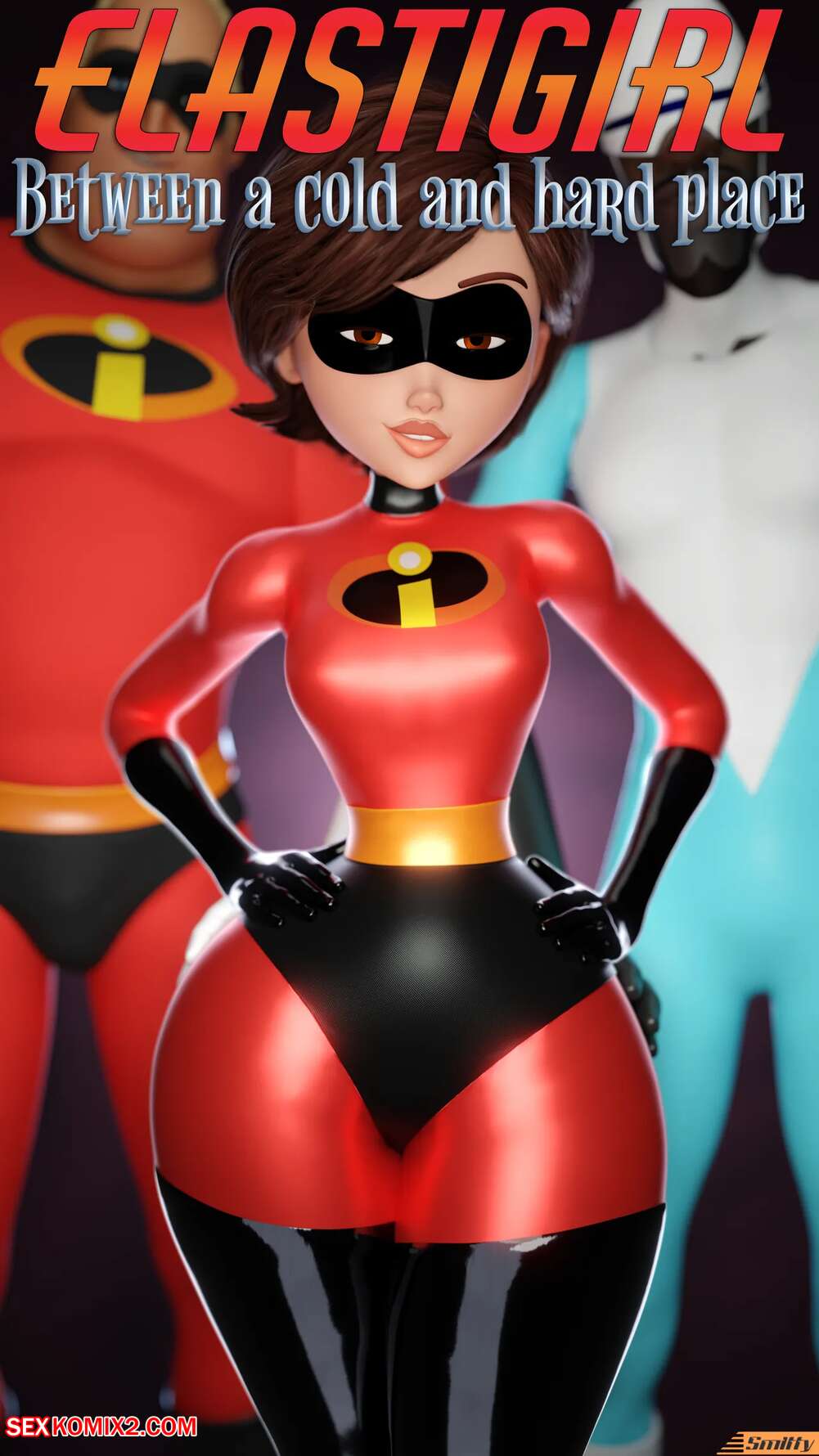 Porn comics Elastigirl. Between a cold and a hard place. smitty34