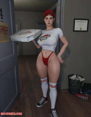 Porn comics Ellie Pizza Girl. The Last of Us. Kookrak
