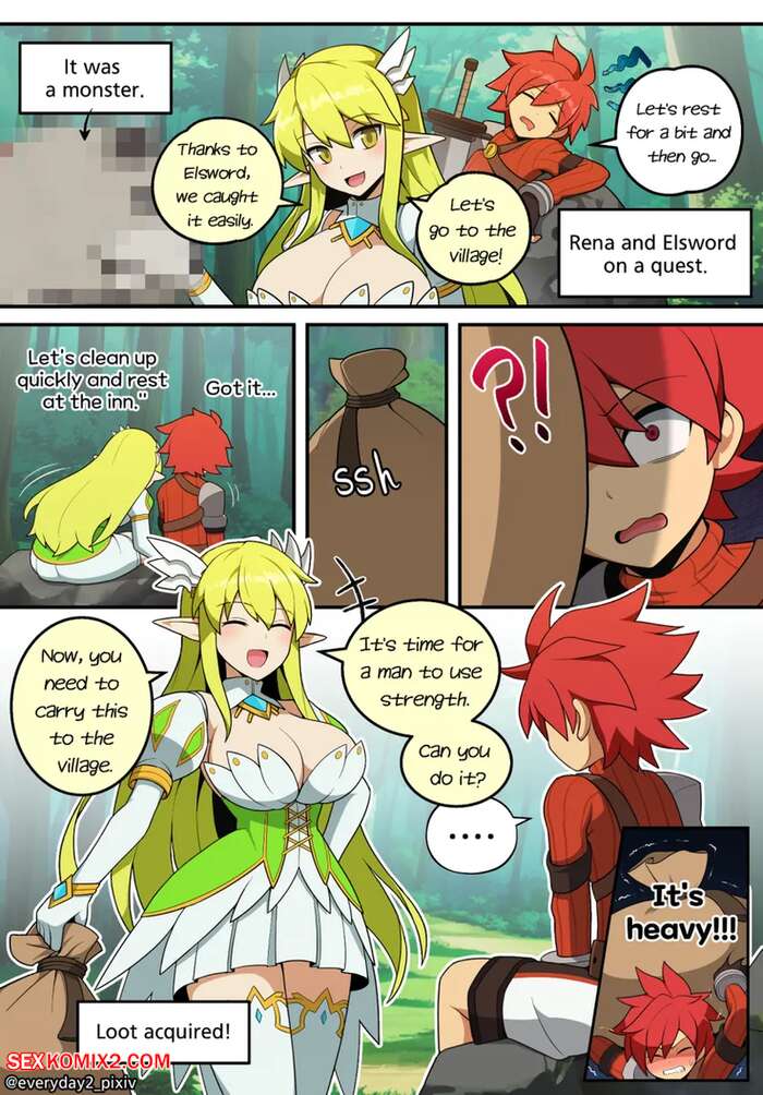 Porn comics Elswordick. Elsword. Everyday2