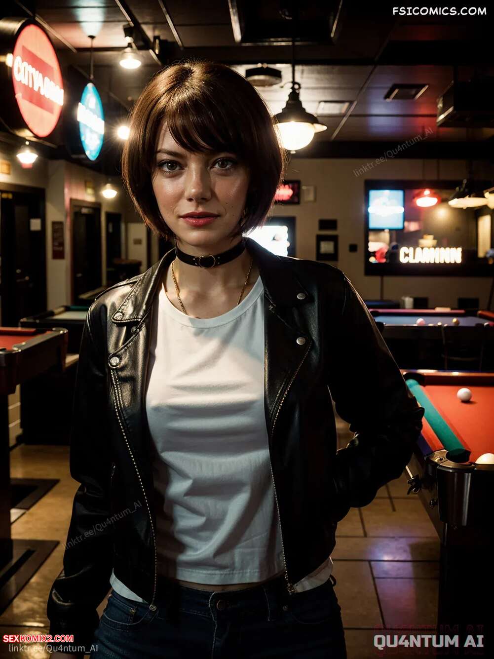Porn comics Emma Stone. Zombieland. QuantumAI