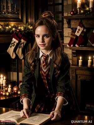Porn comics Emma Watson. Hogwarts Christmas Harry Potter Hermione Granger. QuantumAI