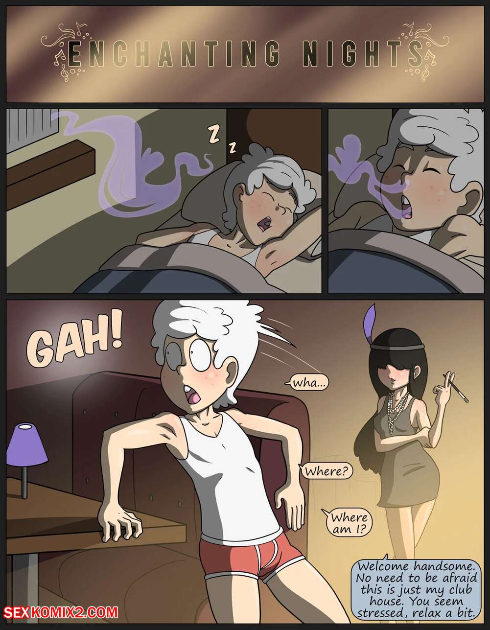 Porn comics Enchanting Nights. Chapter 1. The Loud House. MedullaMind.