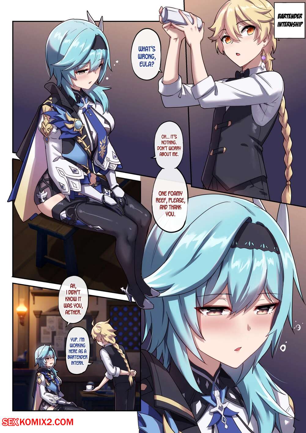Porn comics Eulas Drunken Escapade. Chapter 1. Genshin Impact. Longbow Flintlock.