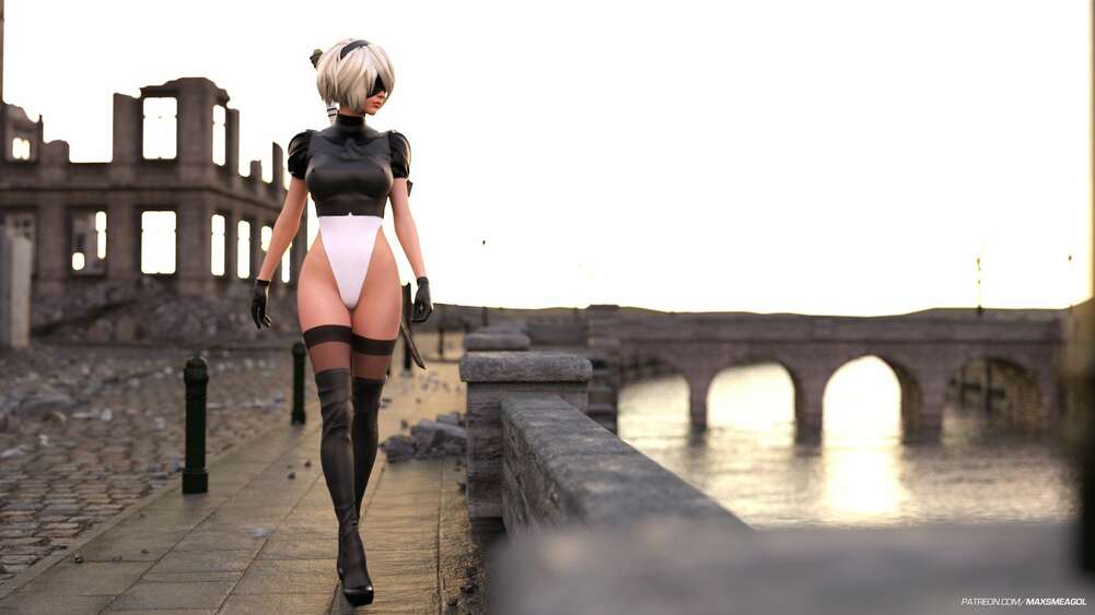 Porn comics Eve. Encounter. Nier Automata.