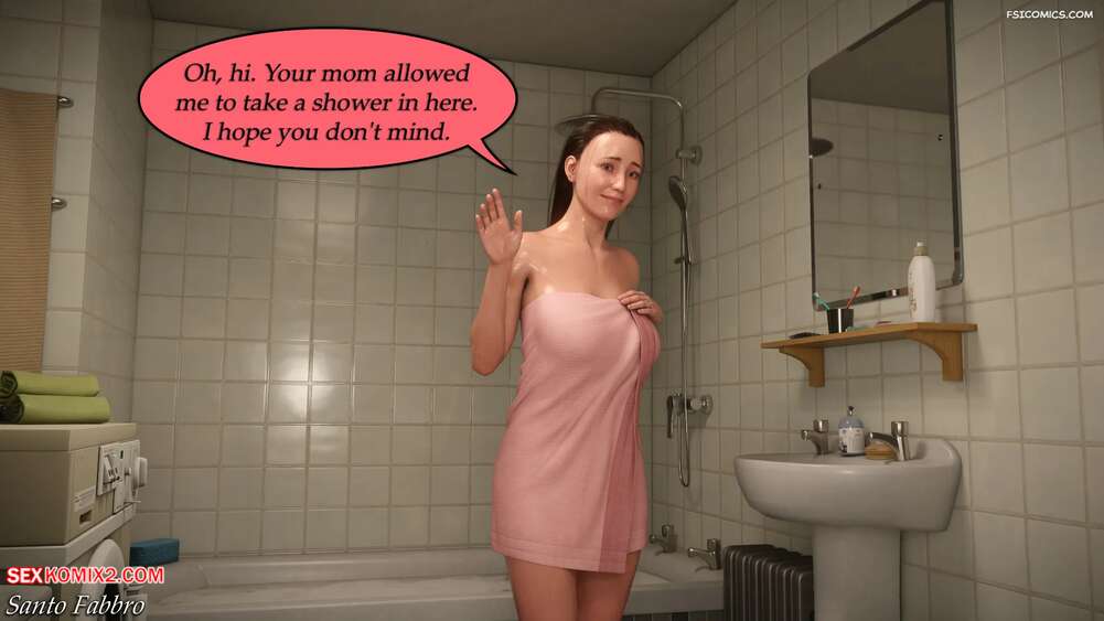 Porn comics Evelyn Shower Accident POV. Santo Fabbro