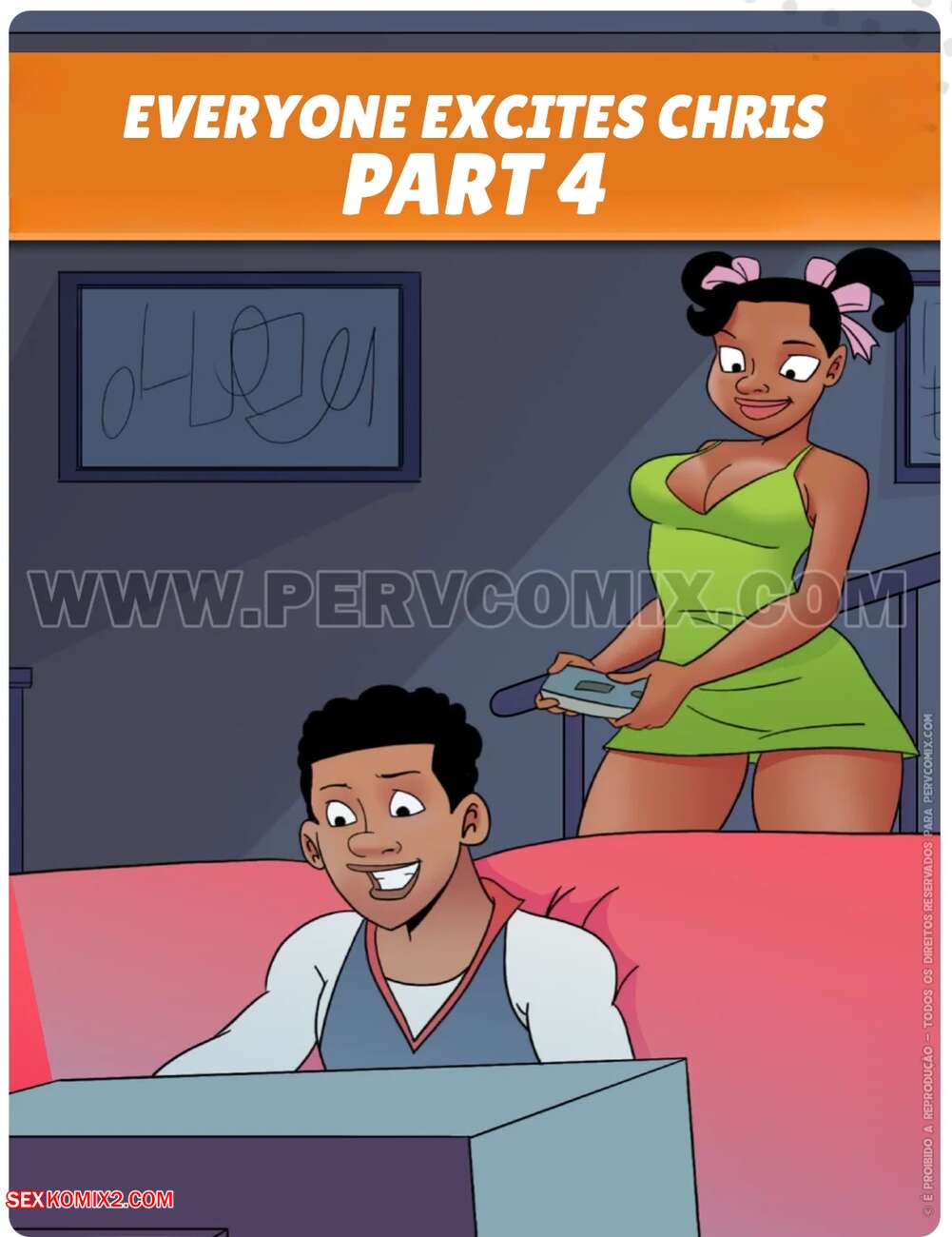 Porn comics Everyone excites Chris. Chapter 4. Todo mundo excita o Chris. PervComix