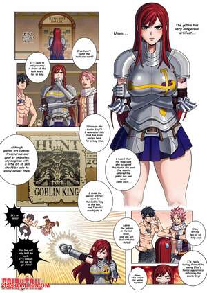 Porn comics Fairy Tail. Erza Scarlet. Asa Yohoki