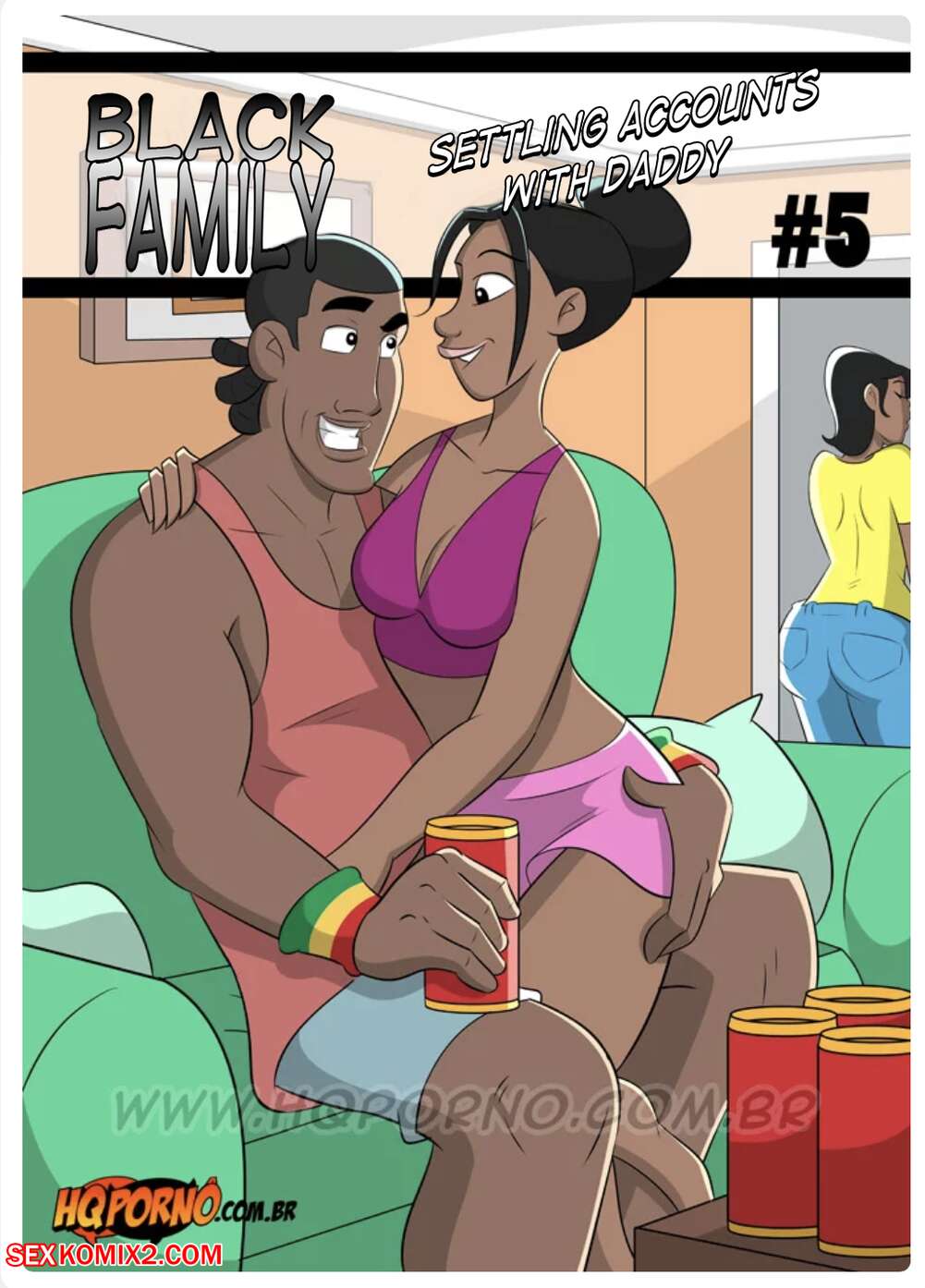 Porn comics Familia Black. Parte 5. Acertando as contas com o papai. HQporno