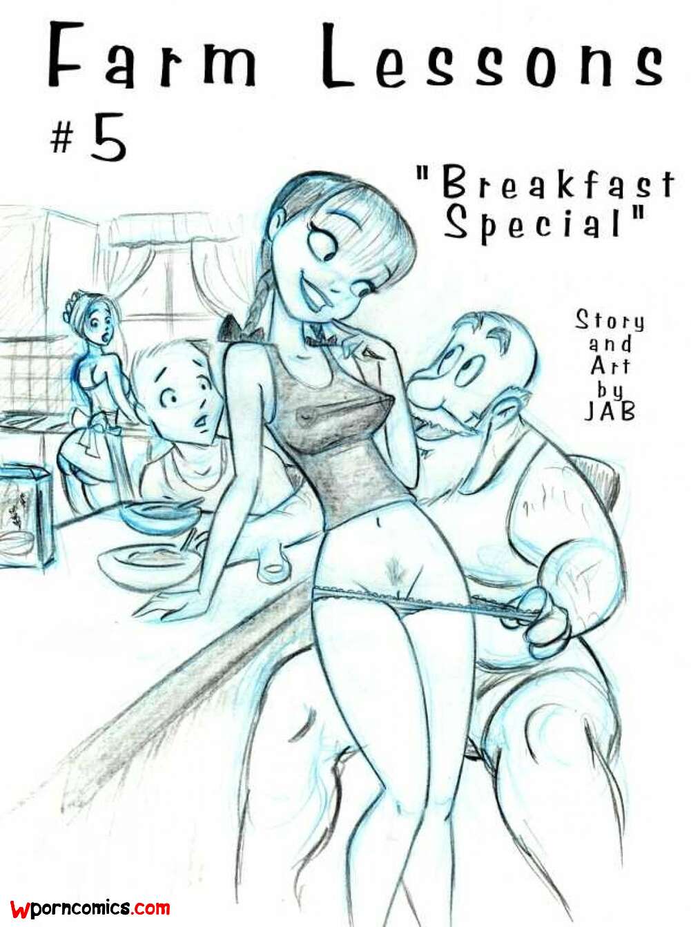 Porn comics Farm Lessons. Breakfast Special. Chapter 5. JABComix.