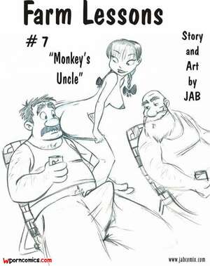 Porn comics Farm Lessons. Monkeys Uncle. Chapter 7. JABComix.
