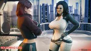 Porn comics Femshep x Miranda. Rigid3D.
