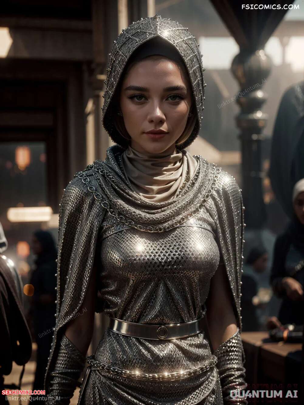 Porn comics Florence Pugh. Dune. QuantumAI