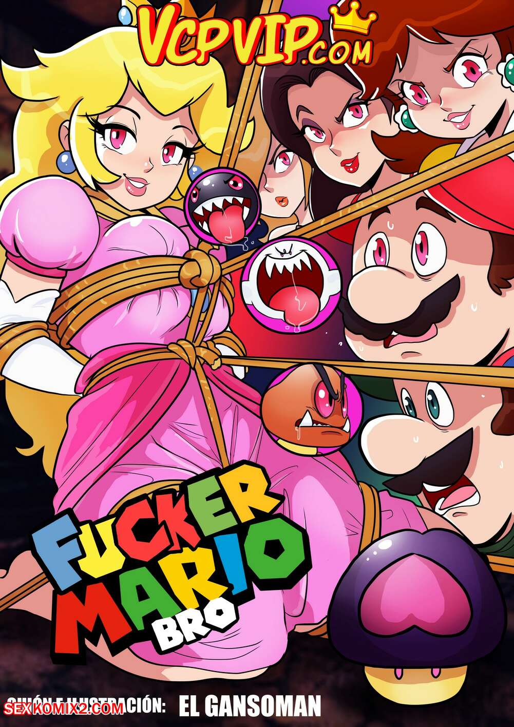 Porn comics Fucker Mario Bros. Gansoman.