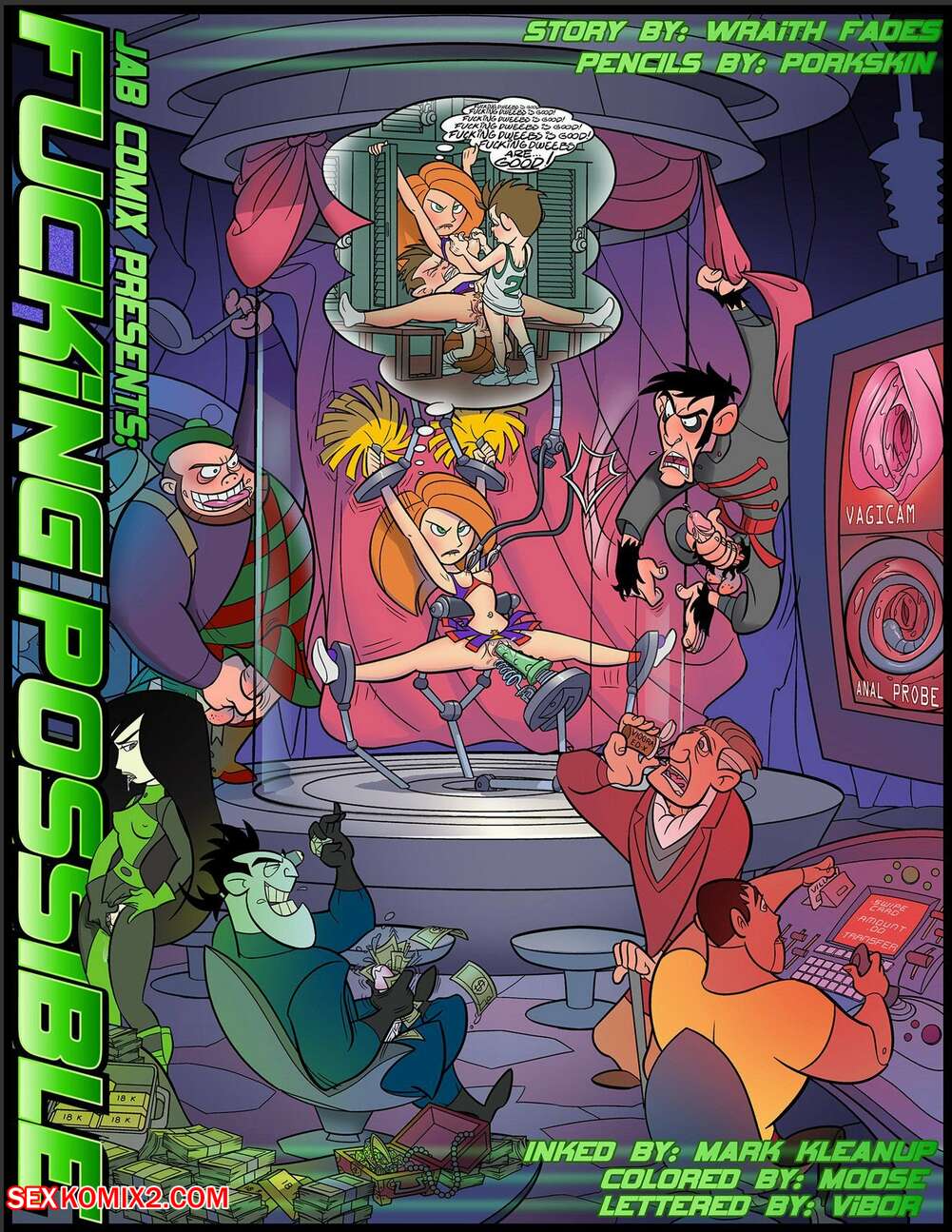Porn comics Fucking Possible. Chapter 2. Kim Possible. JABComix.